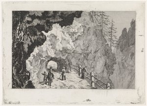 Passage dans les rochers - David van der Kellen