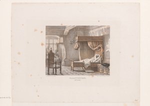 Chambre à coucher, XIIIe siècle - David van der Kellen