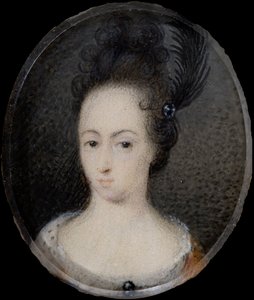 Miniature de Hedvig Sofia, Princesse de Suède, vers 1700