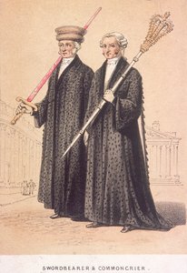 Un porte-épée et un crieur public, 1855 - Day and Son