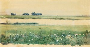 Paysage avec marais, 1898
