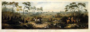 Chasse à courre, planche 1, gravée par Thomas Sutherland (1785-1838) 1817 - Dean Snr. (after) Wolstenholme