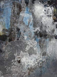 Bleu patiné style grunge - Deb Chaney