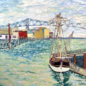 Bateau Astoria, 2018 (acrylique sur toile)