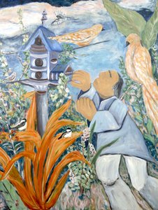 BirdMan, 2020 (acrylique sur toile)