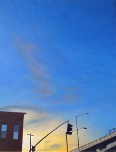 Crépuscule à Brooklyn par le BQE, 2012