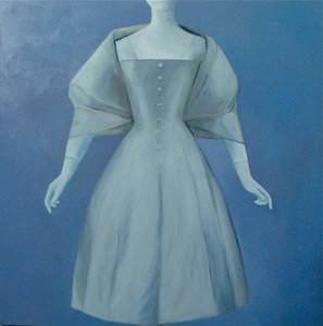 Robe argentée