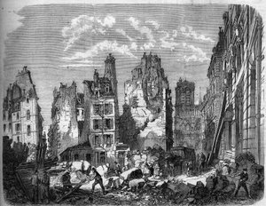 Transformations de Paris sous le Second Empire, Haussmann Paris. Destruction d