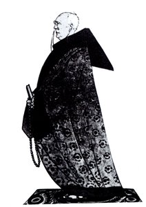 Fyodor Sologub 1863-1927, Dessin pour le magazine Satirikon, 1913 - Deni