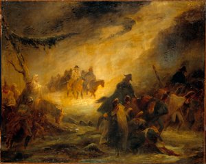 Épisode de la retraite de Russie. Guerre napoléonienne (1812)