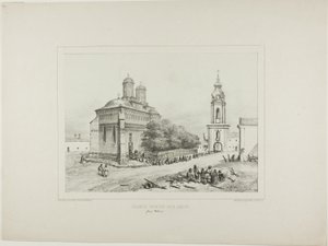 Église et tour des Trois Saints, Yassy, Modavie, 19 juillet 1837
