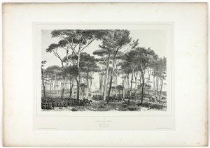 Combat à Pamfili, de Souvenirs d’Italie: Expédition de Rome - Denis Auguste Marie Raffet