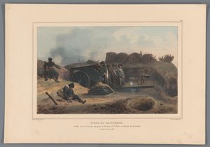 Artillerie en action, 1832