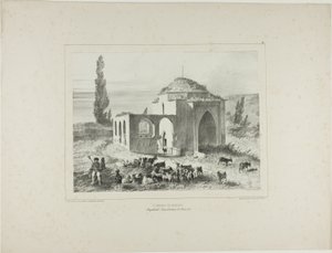 Tombe de Mariah, Bachtcheh-Seraï, Crimée, 21 août 1837 - Denis Auguste Marie Raffet