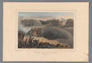Intérieur du Bastion de Tolède (Dessins faits d