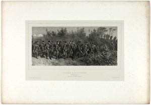 Sapeurs allant aux tranchées, de Souvenirs d’Italie : Expédition de Rome - Denis Auguste Marie Raffet