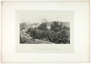 Sortie de la garnison romaine..., de Souvenirs d’Italie: Expédition de Rome