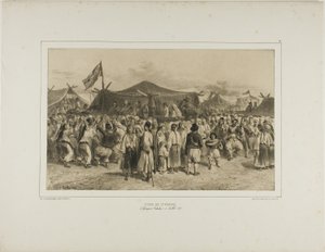 Foire de Saint-Pierre, Giourjevo, Valachie, 11 juillet 1837