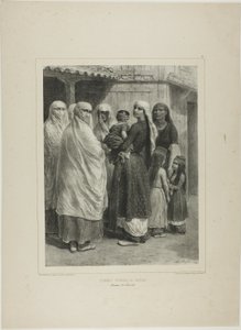 Femmes tartares au Baïdar, Crimée, 26 août 1837 - Denis Auguste Marie Raffet