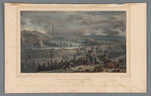 Prise de la lunette St. Laurent par les Grenadiers du 65e de Ligne (Dessins faits d