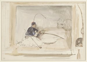 Travailleur du coton assis - Denis Auguste Marie Raffet