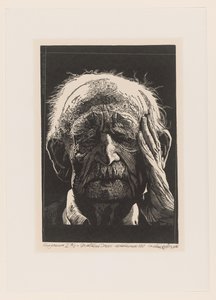 Deux têtes de femmes avec chapeaux et cols grotesques - Denis Boutemie