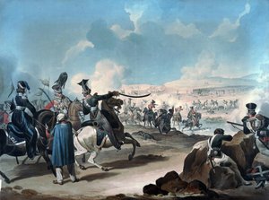 Cavalerie russe attaquant l