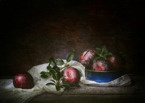 Nature morte aux prunes mélancoliques - Denis O Reilly