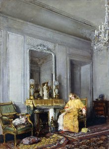 Un moment de repos - Denis Pierre Bergeret