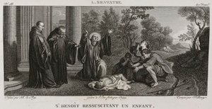 Denis-Sébastien Leroy, Antoine-Claude-François Villerey et Coiny - Saint Benoît ressucitant un enfant, d