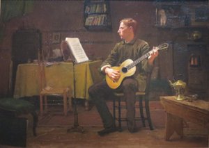 Un bohémien par Dennis Miller Bunker, 1885 - Dennis Miller Bunker