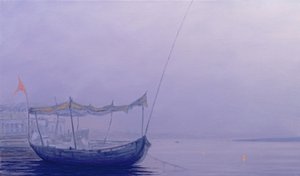Bougies de prière sur le Gange - Derek Hare