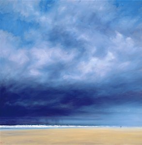 Orage sur la Plage de Holkham - Derek Hare