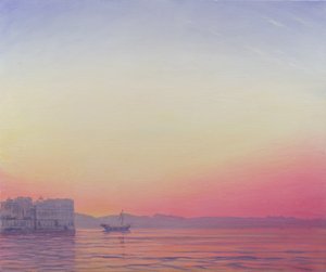 Coucher de Soleil au Palais du Lac, Udaipur - Derek Hare
