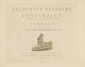 Belvédère à Nimègue (Gezichten rondom de stad Nijmegen) - Derk Anthony van de Wart