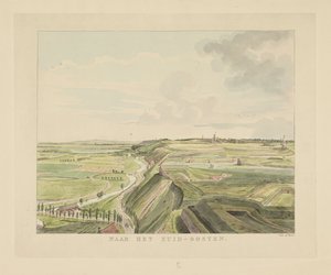 Vue du paysage au sud-est de Nimègue - Derk Anthony van de Wart