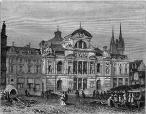 Vue extérieure du Grand Théâtre d