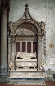 Tombe de Carlo Marsuppini (1399-1453), Chancelier de la République florentine