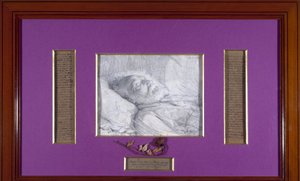 Victor Hugo sur son lit de mort, circa 1885 - Desire Francois Laugee