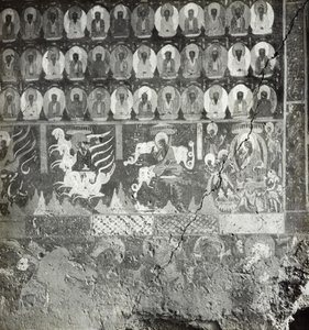 Les mille bouddhas et nidāna de Dame Sumati, grotte 275, mur nord, grottes de Dunhuang, Chine - Desmond Parsons