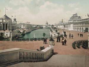 Grand Court, Exposition Trans-Mississippi, 1898 - Detroit Photographic Co.