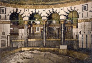 Le Rocher dans la Mosquée d