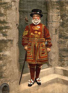 Un Yeoman de la Garde, vers 1890-1900