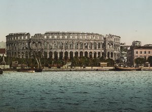 Arena del Mare, Pola, vers 1900 (impression photomécanique) - Detroit Publishing Co.