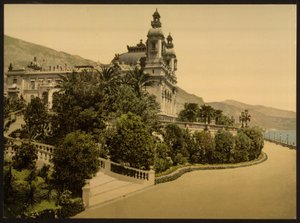 Entrée du casino, Monte Carlo, Riviera, Monaco