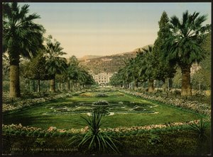 Entrée du casino, les jardins, Monte Carlo, Riviera, Monaco - Detroit Publishing Co.