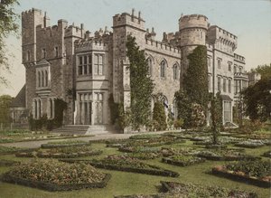 Château de Hawarden, vers 1900 (impression photomécanique)