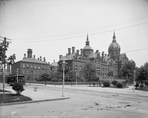 Hôpital Johns Hopkins, Baltimore, Md., vers 1903 - Detroit Publishing Co.