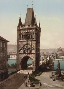 Tour du Pont de la Vieille Ville, Prague, 1905 - Detroit Publishing Co.