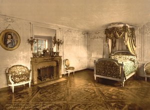 Petit Trianon, Versailles, chambre de Marie-Antoinette, vers 1890-1900